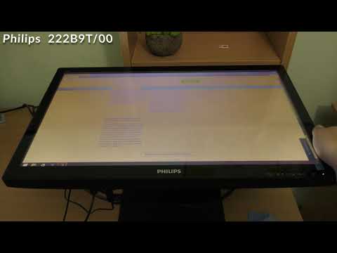 Monitor cu ecran tactil - Philips 222B9T: prezentare