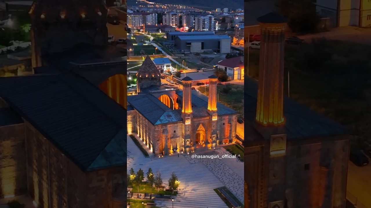 Burası Erzurum😍 Çifte Minareli Medrese📍