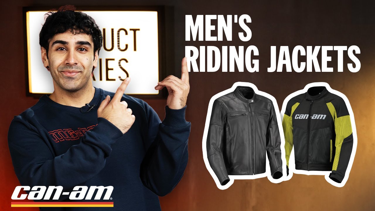 Product Series: Men's Motorcycle Jackets | Can-Am - YouTube