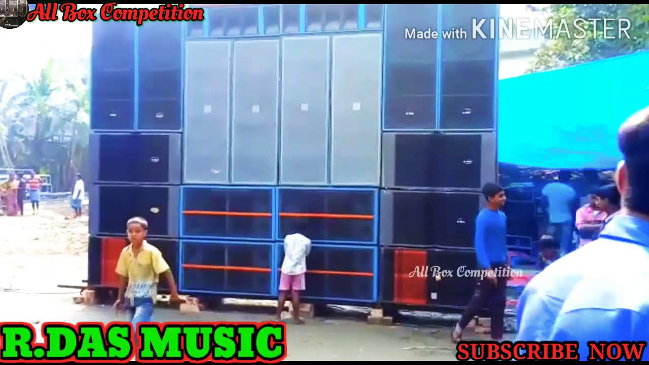 R.DAS MUSIC_10pis Mid Bass/8pis Rcf top_18pis competition setup(Kali Puja)2020_All Box Competition