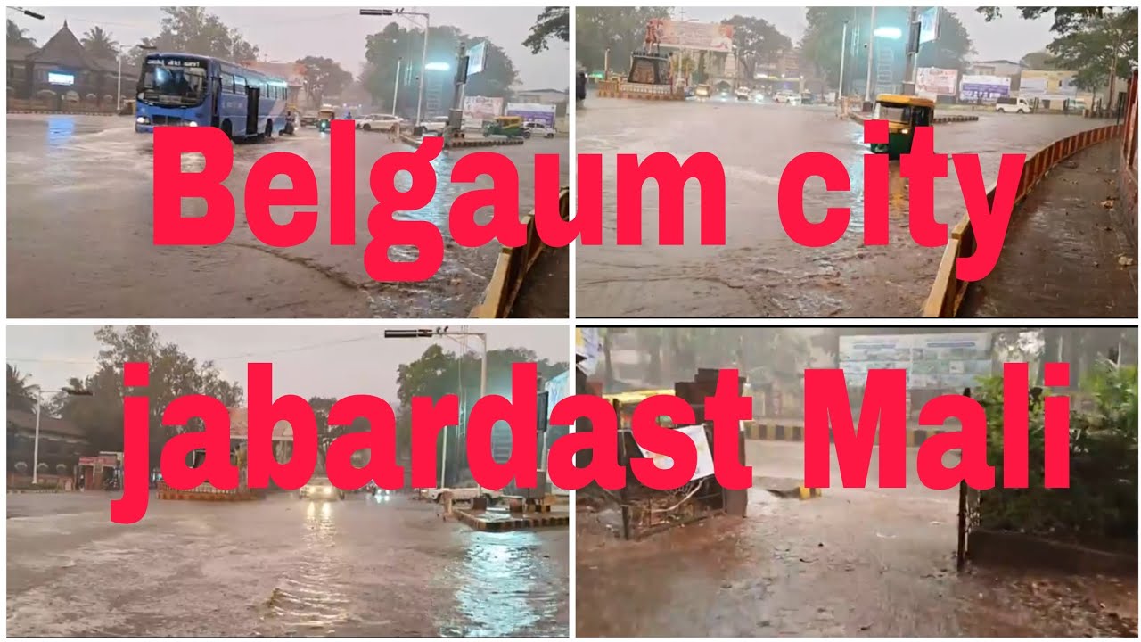 It rained for the first time in Belgaum