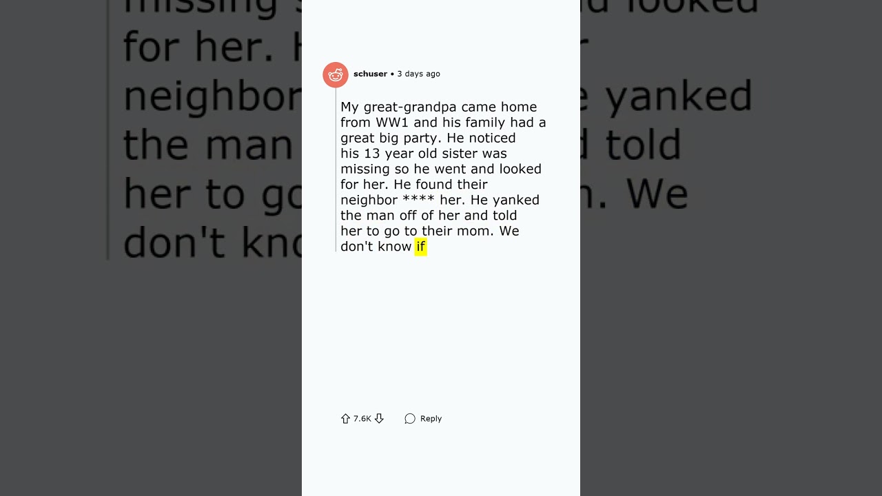 What is the most disturbing death bed confession youve ever heard?