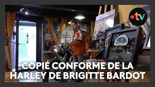 Une copie conforme de la Harley-Davidson de Brigitte Bardot réalisée par un passionné