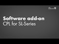 Software add-on. CPL for SL-Series