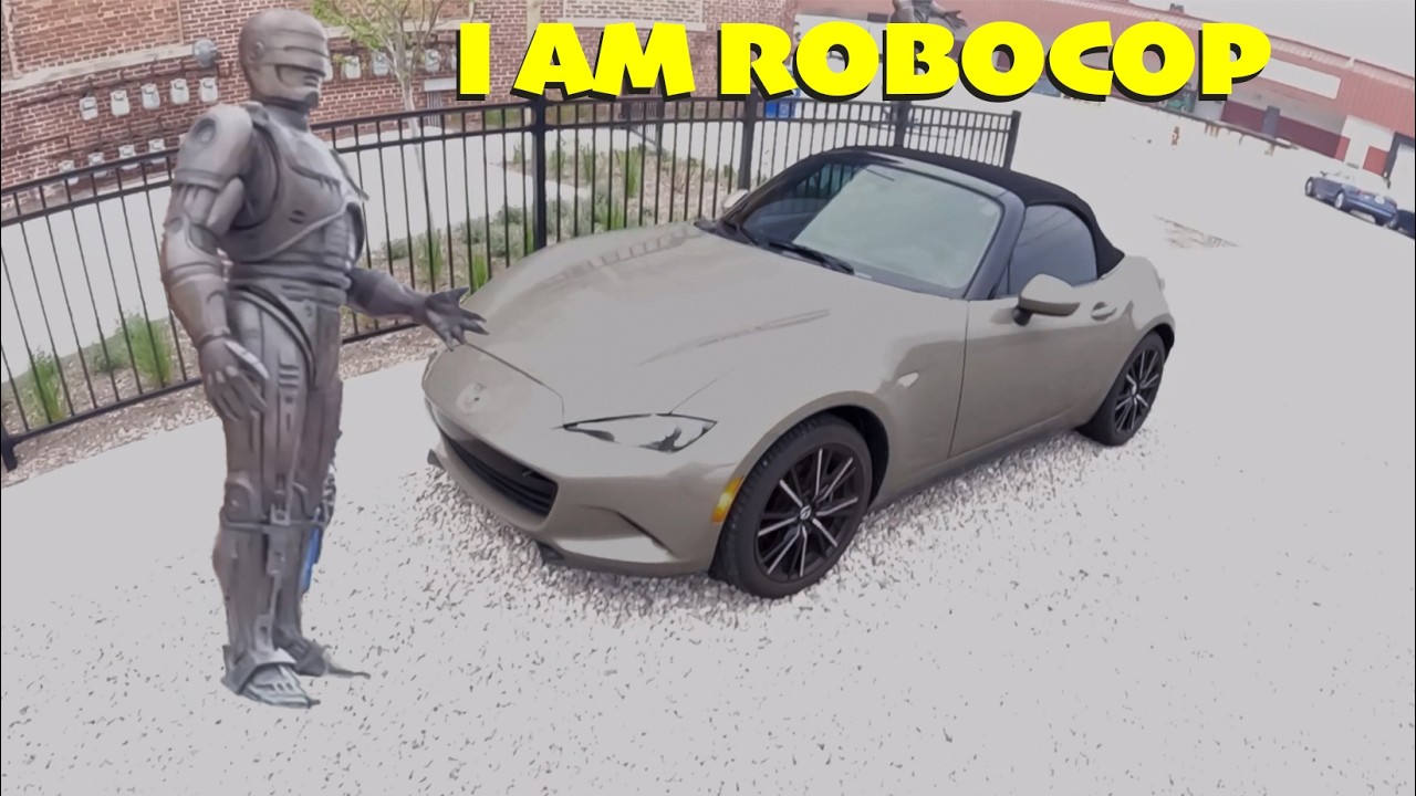 Early Morning Drive in my ND3 Miata to visit Robocop in Detroit