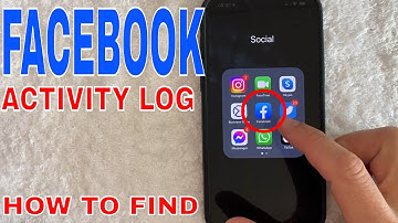 ✅  How To Find Your Facebook Activity Log 🔴