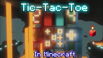 Tic-Tac-Toe Game in Minecraft with Redstone!