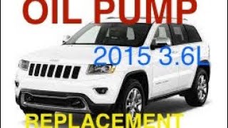 2015-2020 Jeep Grand Cherokee oil pump replacement P06DD STUCK OFF!