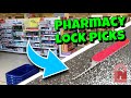 I buy lock picks from the pharmacy  should you