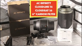 AC Infinity Cloudline T6 inline & Cloudray S6 oscillating fans & 6" Carbon Filter w/ Chad Westport