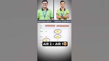 Why JEE Advanced 2025 AIR 2 is Better than AIR 1?🤯| IIT Motivation #shorts