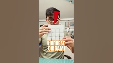 Hardest Paper Toy Origami On Earth