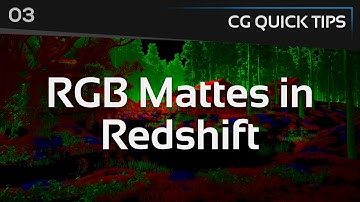 RGB Mattes in Redshift - CG Quick Tips #3