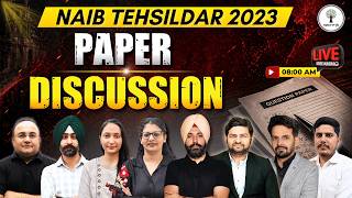 Naib Tehsildar 2023 Paper Discussion LIVE | Paper Review 📈| Success Tree Punjab
