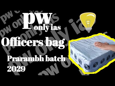 UNBOXING PWONLYIAS OFFICERS BAG || PRARAMBH 2029 ||  UPSC || REVIEW || MUST WATCH || 🌟 #upsc #study 