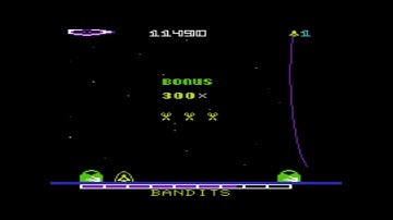 Bandits Longplay (Commodore Vic-20 Game) - Warning: Contains Flashing Lights!