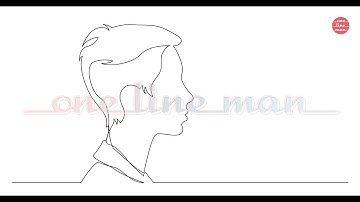 One Line Drawings: People Portraits. Continuous line vector art animated as self-drawing line.