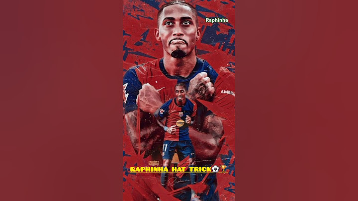 Barcelona's winger forward Raphinha's hat trick🥇 #football #youtubeshorts #raphinha #youtube #fifa
