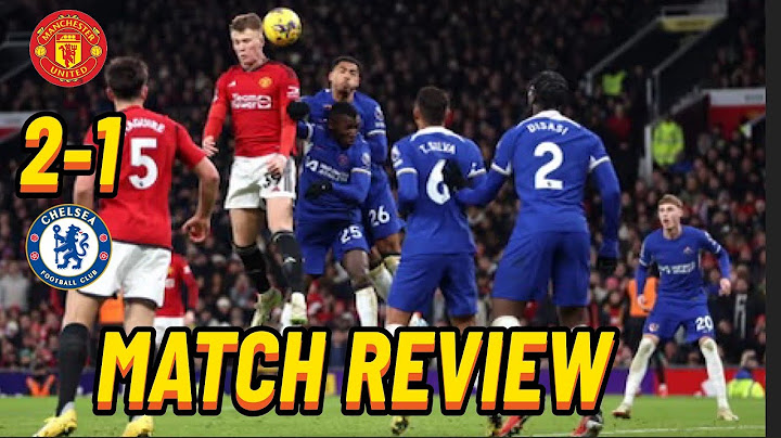 CHARITY FC GIVE MAN UTD PERFECT CHRISTMAS PRESENT  | MAN U 2-1 CHELSEA