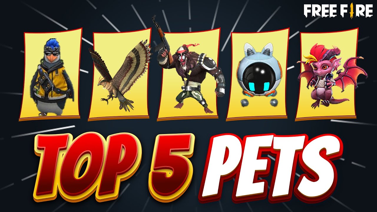 Top 5 Pets Free Fire Book YouTube
