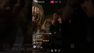 Shordie Shordie same niggas * instagram live *