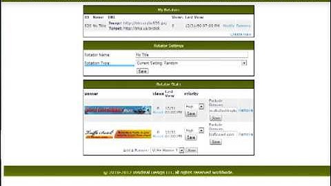 Creating a Banner Rotator using Affiliate Marketing Toolbox Tracker