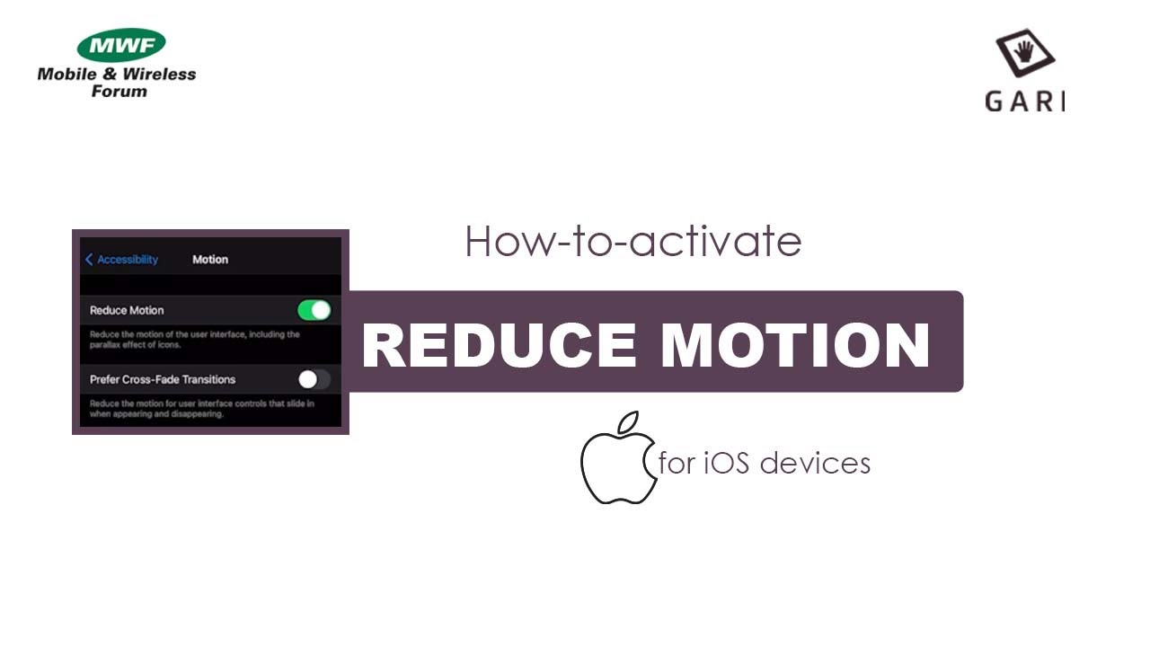 Reduce motion