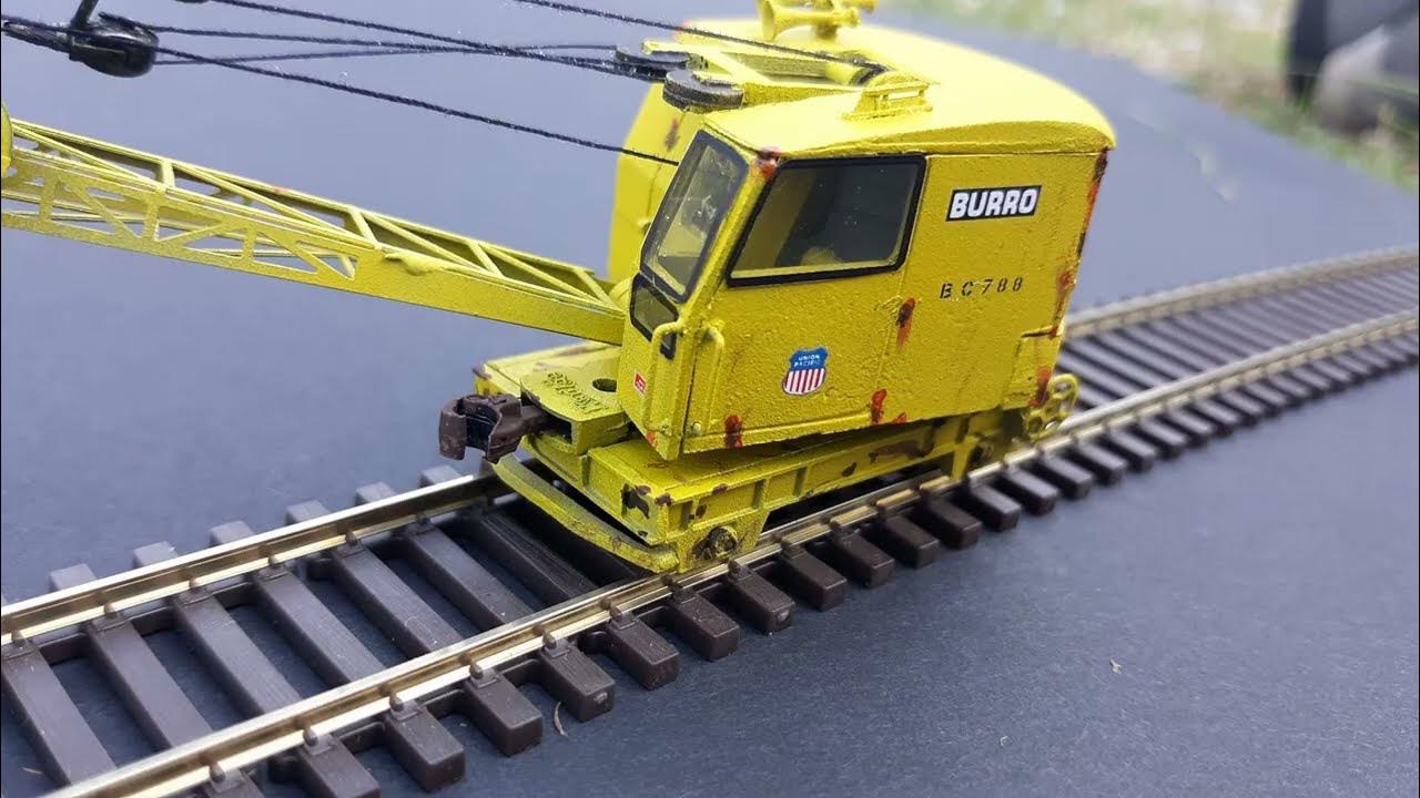 Build this Custom Finishing HO Scale Burro Crane YouTube