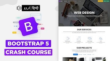 Bootstrap 5 Crash Course in Urdu & Hindi - Project Based