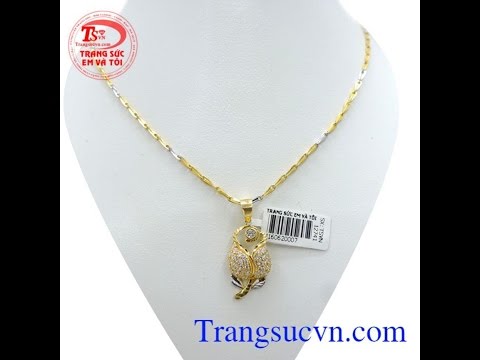 Video Bộ trang sức vàng tây dây chuyền, Bộ trang sức nữ,... - youtube