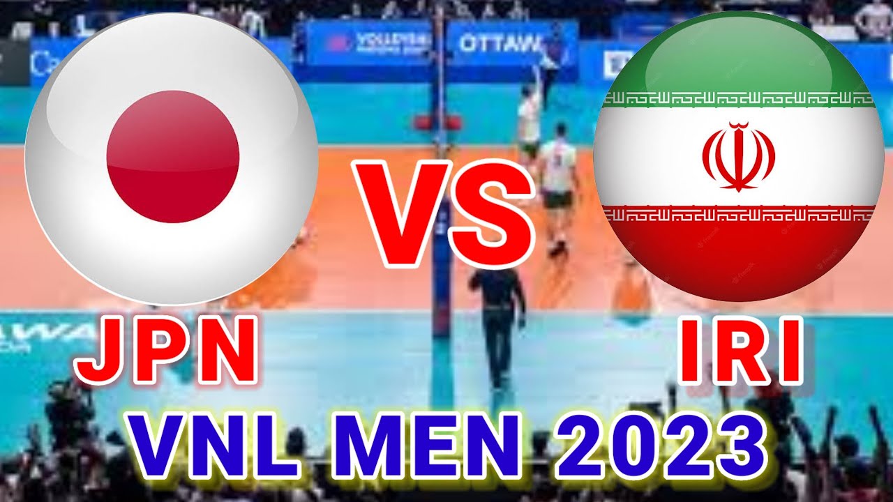 Japan vs Iran Live Scoreboard 2023 Volleyball Nations League YouTube