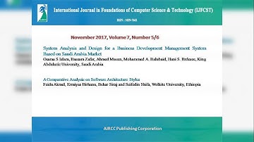 International Journal in Foundations of Computer Science & Technology (IJFCST)
