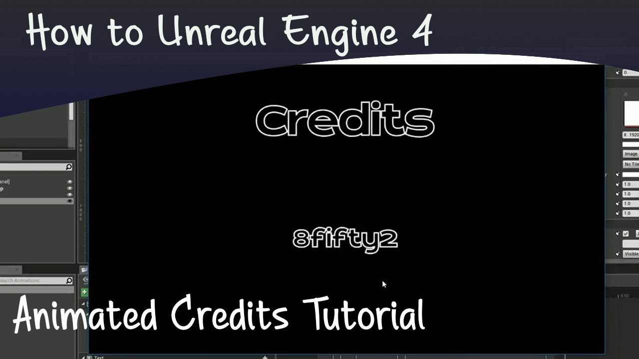 Make animated credits in UMG Unreal Engine 4 - YouTube
