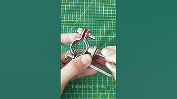 Useful Tips and Tricks! How to make clamps and.Different Pipe Supports 01  #tips #diy #tools #howto