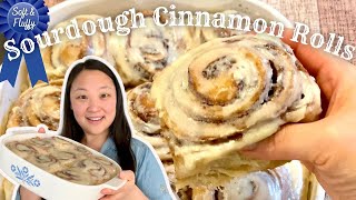 Soft & Fluffy Sourdough Cinnamon Rolls Recipe | No added yeast | No Egg | Sourdough discard recipe screenshot 2