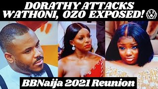 BBNAIJA REUNION 2021 DAY 2 | DORATHY SHUTS UP WATHONI |OZO, NENGI EXPOSED | BBNAIJA LOCKDOWN REUNION