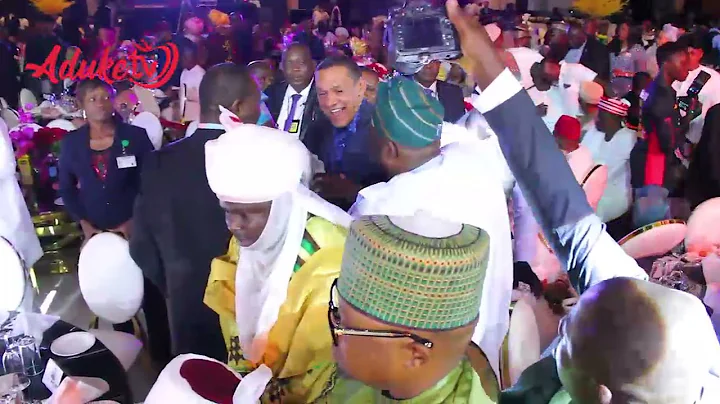 Billionaire Aliko Dangote, Okoya, Grace Hajia Bola Shagaya 60th Birthday Party