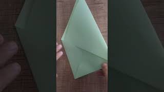 Origami Zarf Yapımı