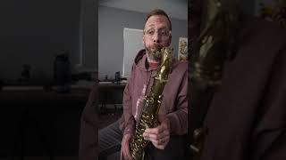 Playing Over My Unique Backing Track: A Different Feel for Jazz #saxophone #improvisation
