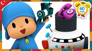 🤪 POCOYO TÜRK - Çılgın deneyler [ 60 dakika ] Çocuklar için ÇIZGI FILMLER