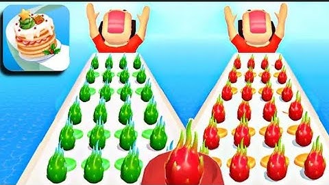 Pancake Run Apple Gameplay All Levels iOS, Android Walkthrough BIG UPDATE! GAME New Levels