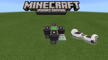 HOW TO MAKE A HOVERBOARD IN MINECRAFT PE 0.15.1 | MCPE 0.15.1 REDSTONE CREATION (NO MODS)