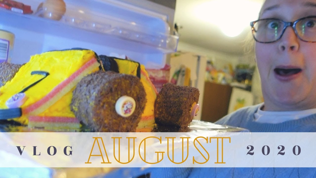 AUGUST | Making a Race Car Birthday Cake!