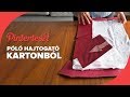 Póló hajtogató kartonból | Pinterteszt