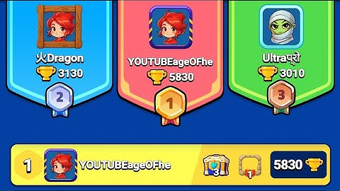 Pushing to 6000 trophies in PVP in age of heroes: strategy battle 