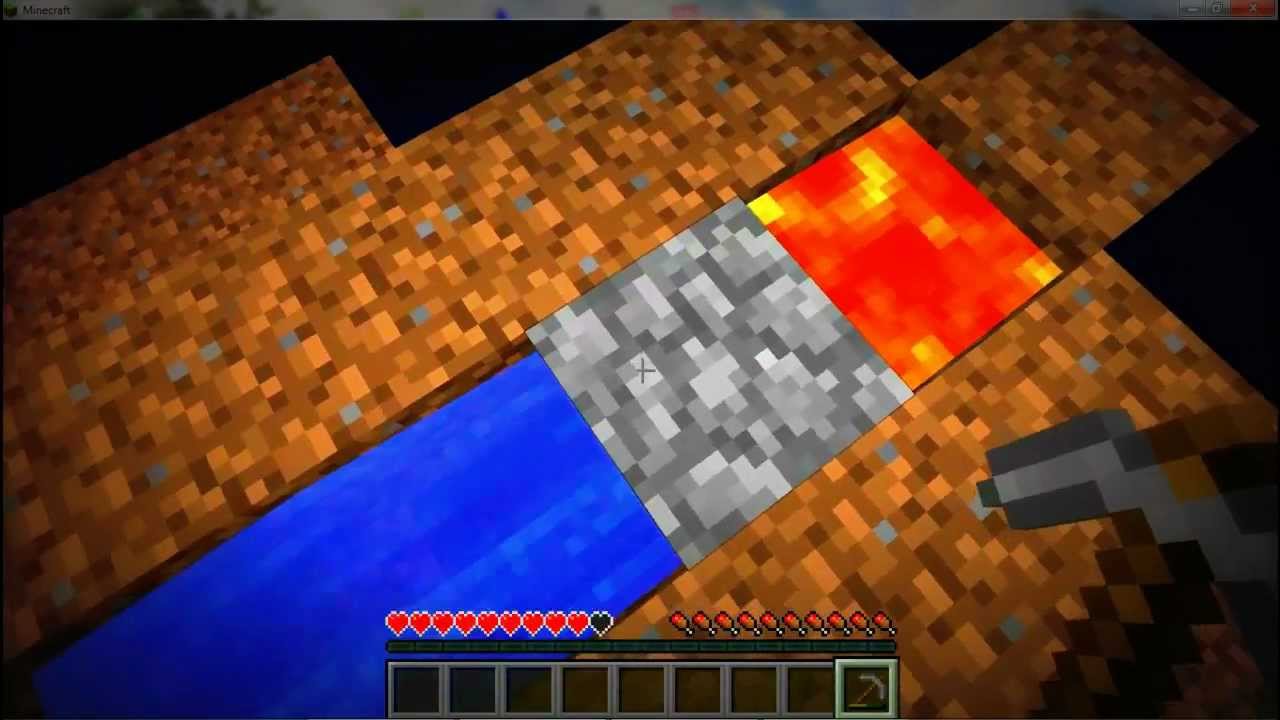 1 Minecraft Skyblock Gerador de pedra YouTube