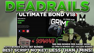 [NEW] Dead Rails Auto Bonds Script OP (AUTO BOND V18!) | INSTANT BONDS 15K+ BONDS! NO KEY!