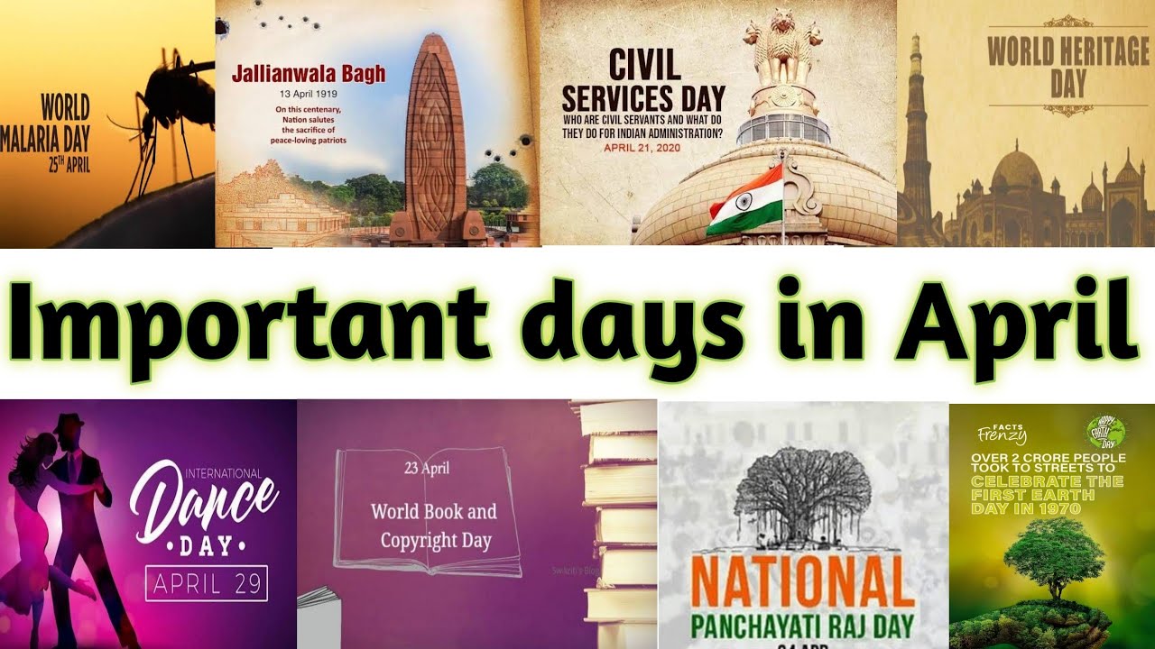 Important Days TNPSC|Important Days in April|TNPSC Current Affairs|Important GK for Exams|Tnpsc GK