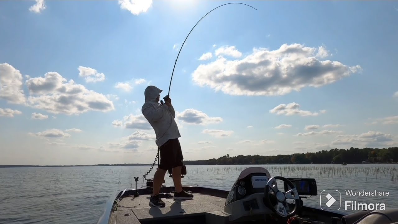 Bass fishing Camron lake Kawartha Lakes