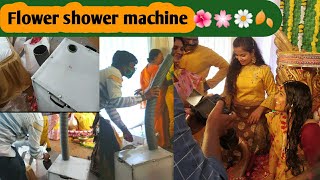 Flower shower machine | Air blower | Petals on the wind in functions| Flower rain effect|Leaf blower